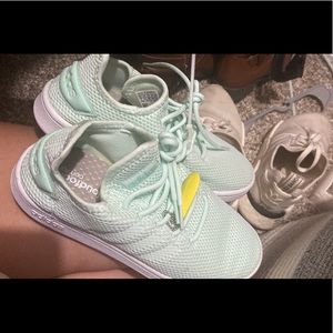 Blue addidas womens sneakers.